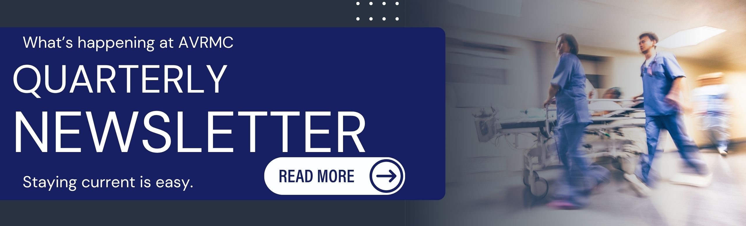 Hot off the press read our quarterly newsletter image of the front page