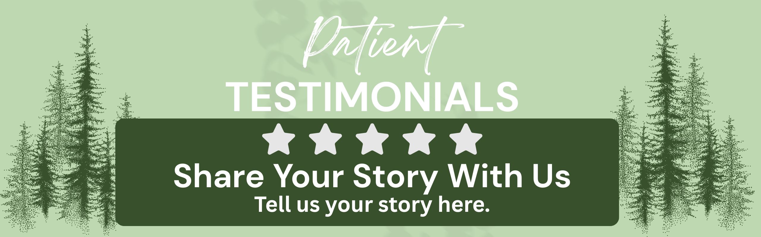 5 Stars patient testimonial share your story here