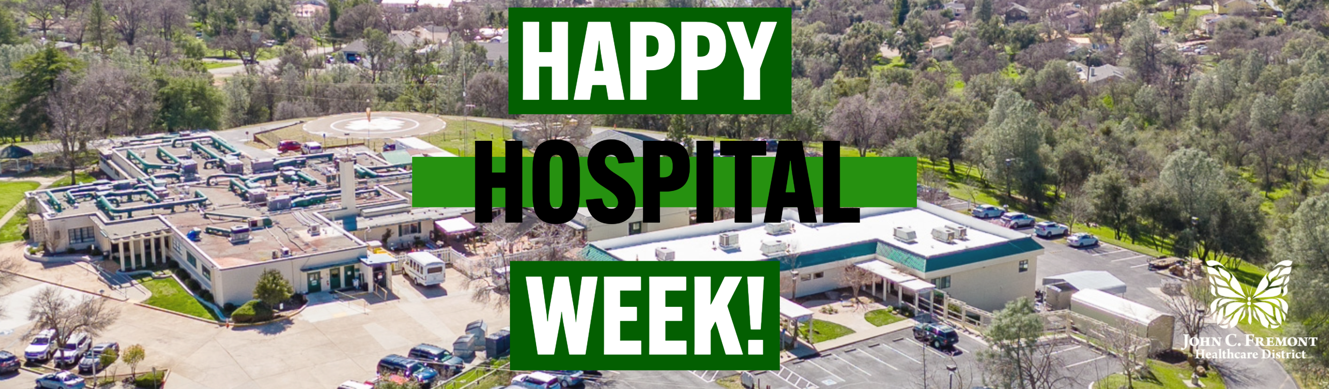 Happy Hospital Week! Photo of JCFHD from a drone.