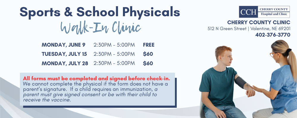 School and Sports Physicals