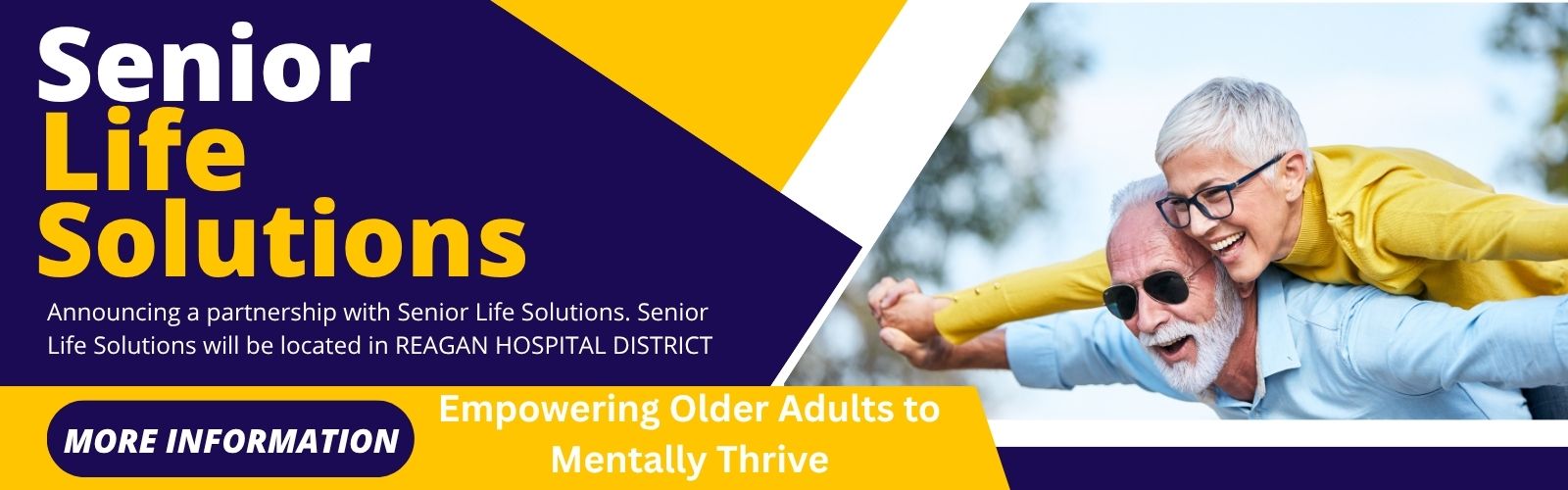 Senior Life Solutions partnership with Reagan Hospital district more information