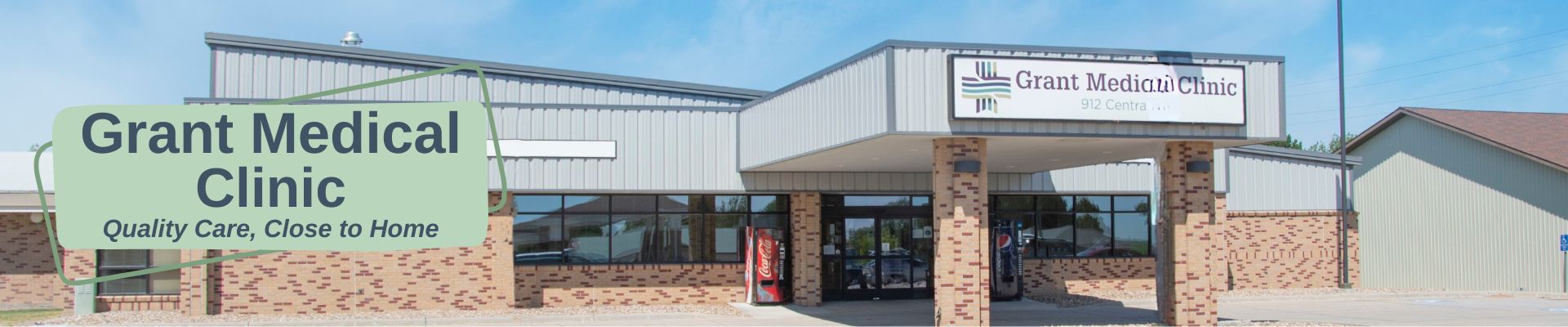 Front entrance of Grant Medical Clinic