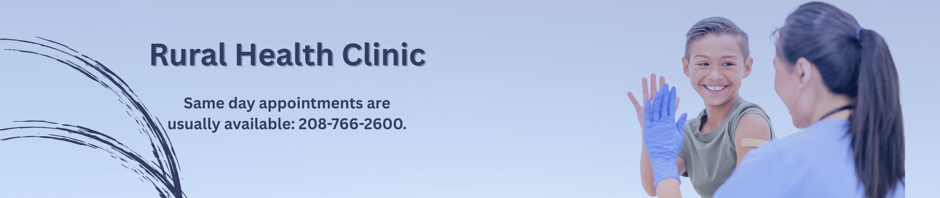 rural medical clinic same day Appointments medical provider with child