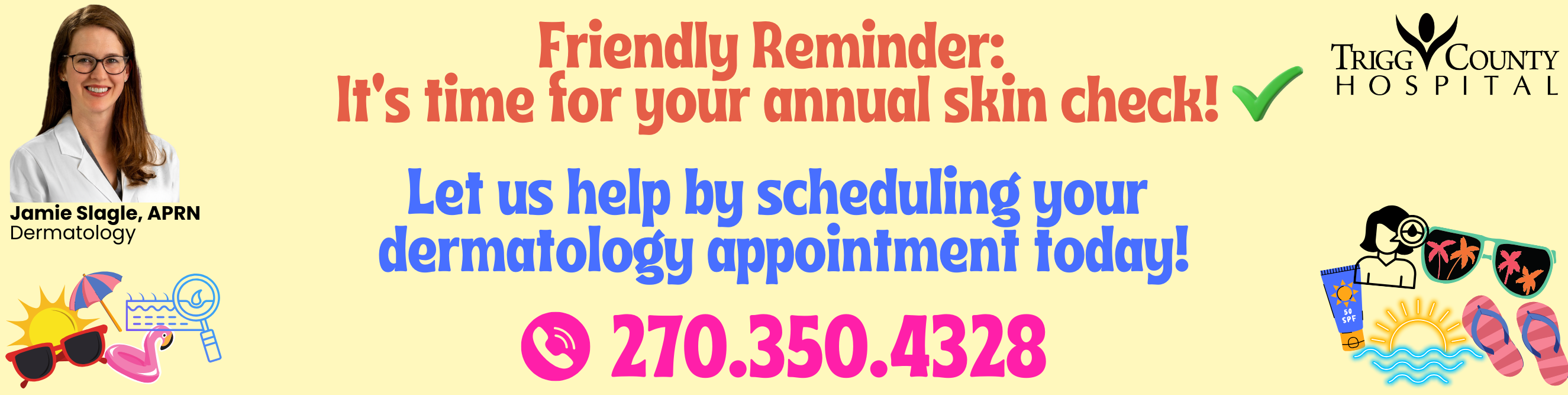 Jamie Slagle, APRN in Dermatology. Services Provided: Annual Skin Exams, Biopsies (shave, punch, incisional), Excisions, Dermoscopy, Incision and Drainage of Cysts, Removal of warts, moles, etc
Suturing