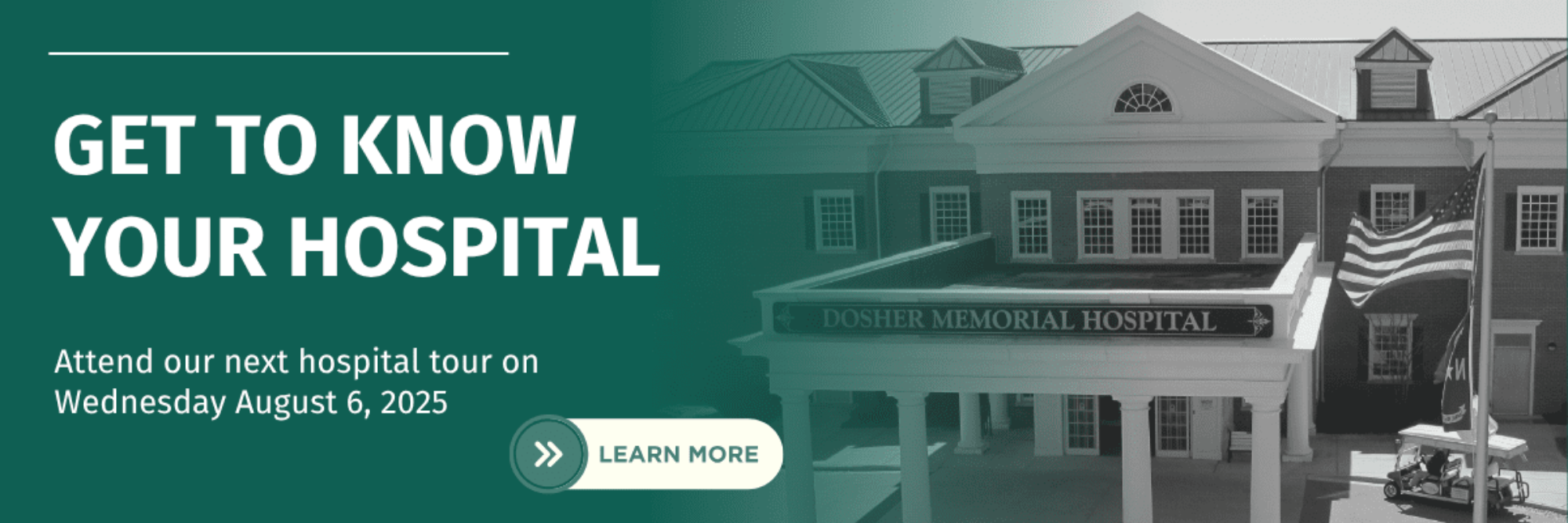 Get to Know Your Hospital
Tour August 6th, 2025
