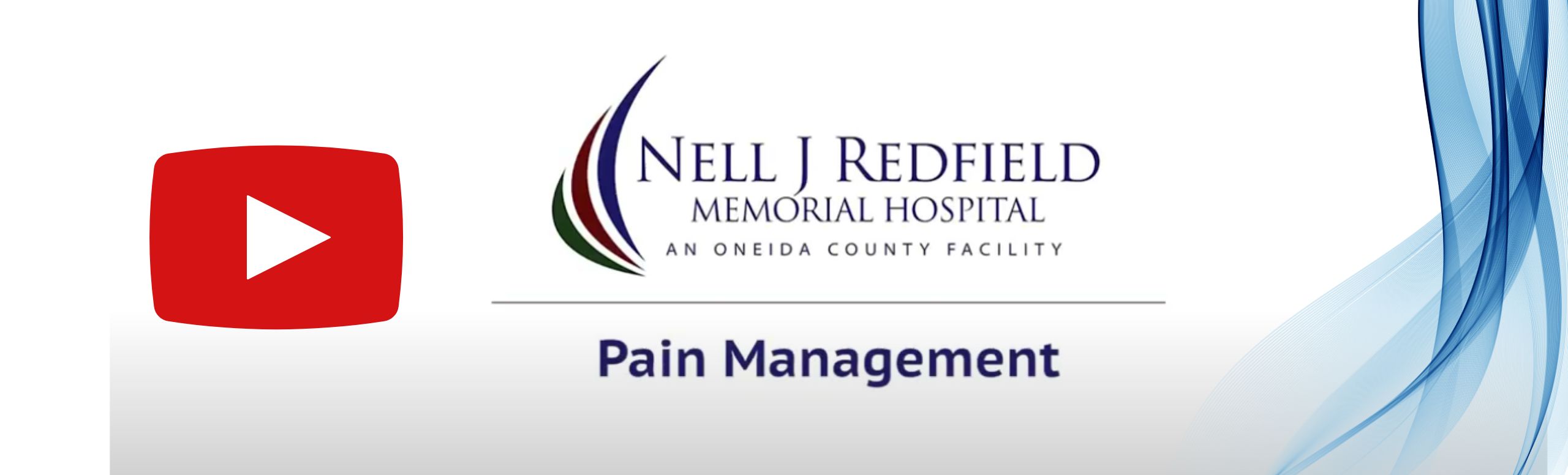 pain management video play button
