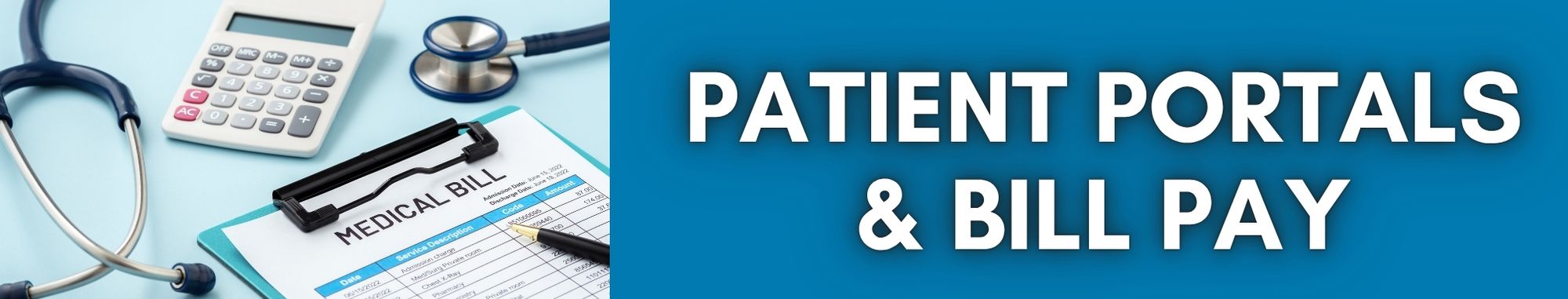 Medical bill and calculator