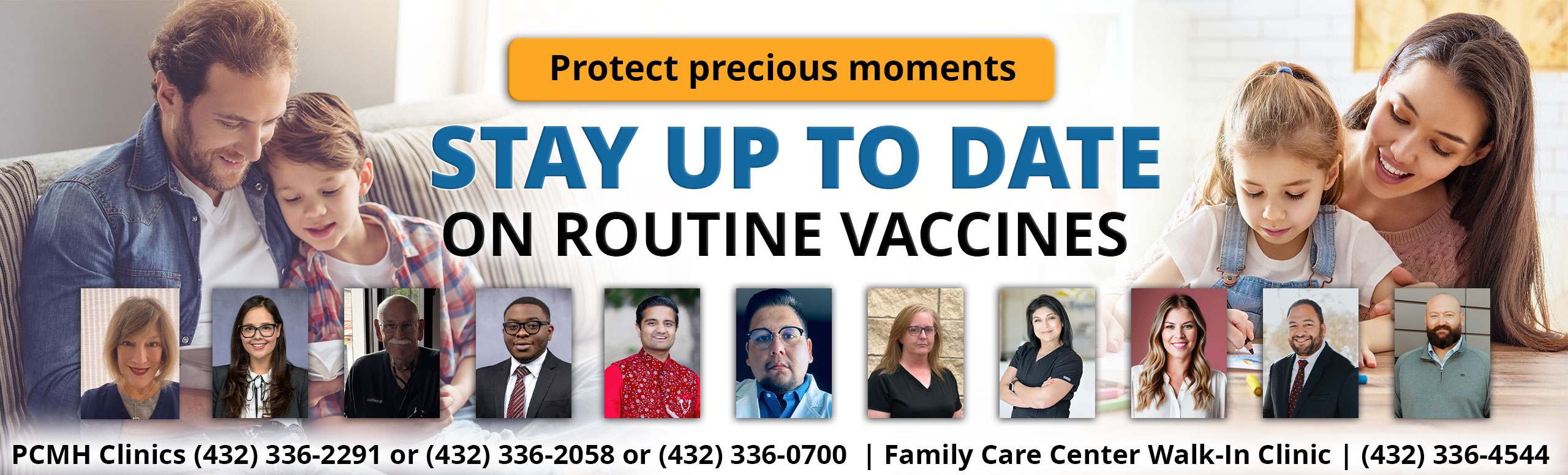Stay up to date on routine vaccines.