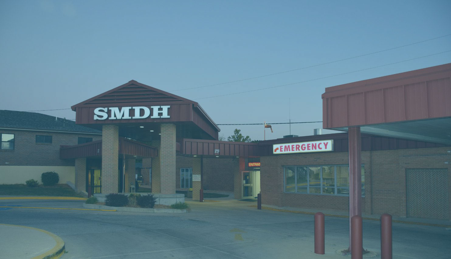 front entrance of hospital