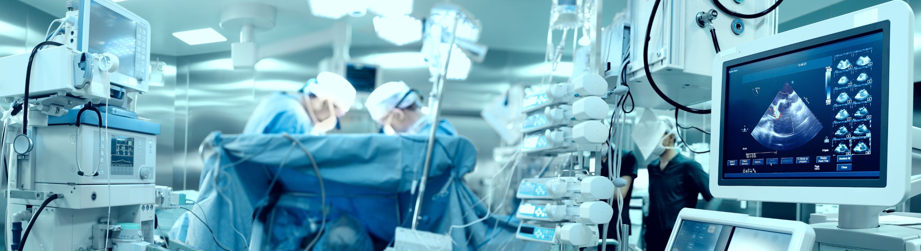 operation room with equipment