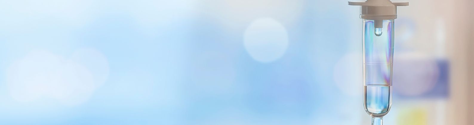 upclose image of Iv drip