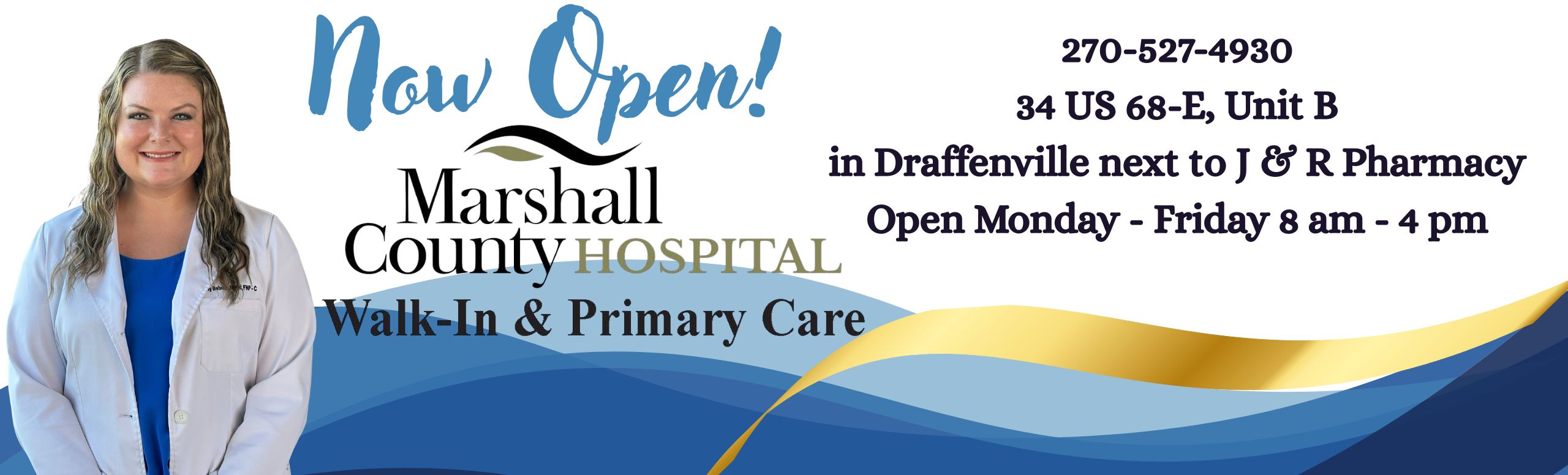 Marshall county walk in clinic now open