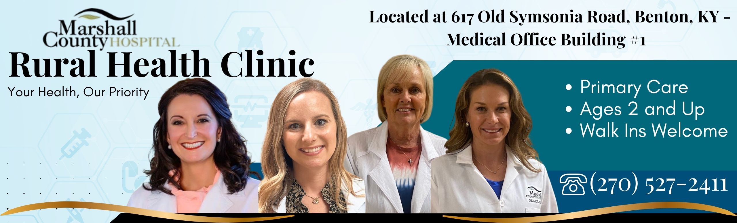rural health clinic walk ins welcome