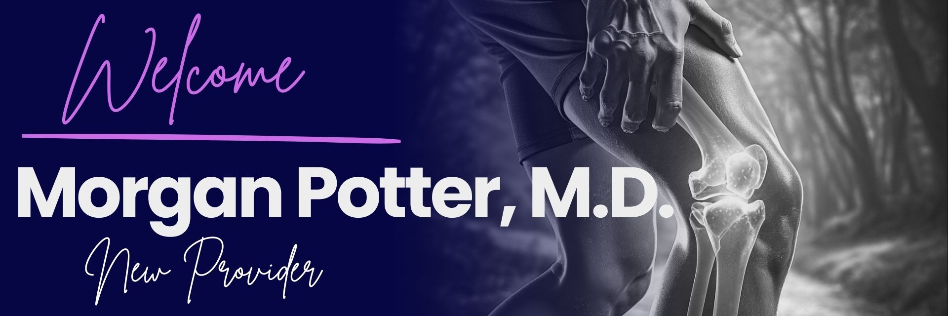 welcome new provider Morgan Potter, M.D.