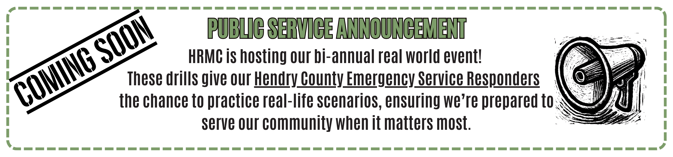 Public Service Announcement