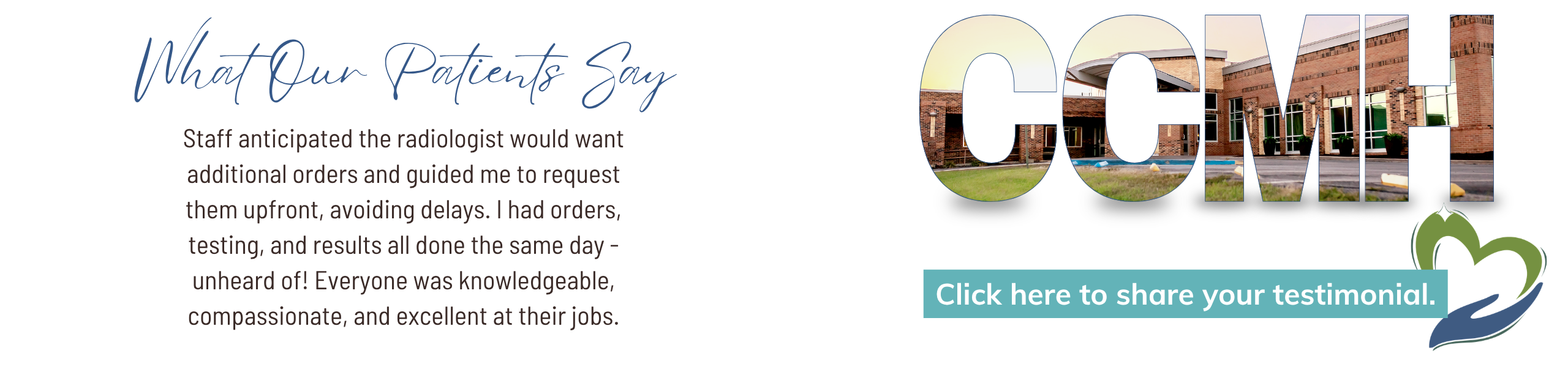 Patient testimonial