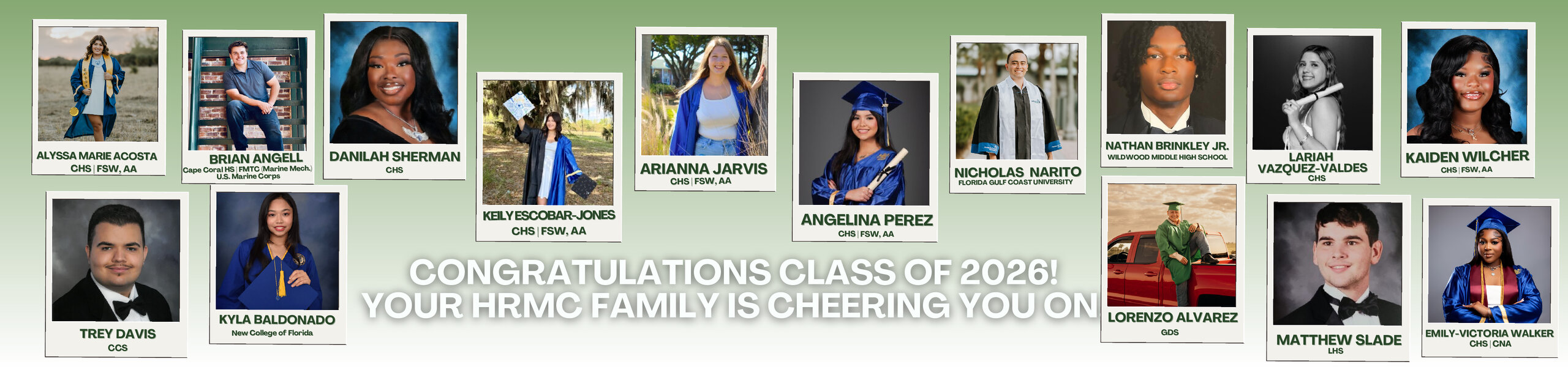 Congratulations Class of 2026!
Your HRMC family is cheering you on.