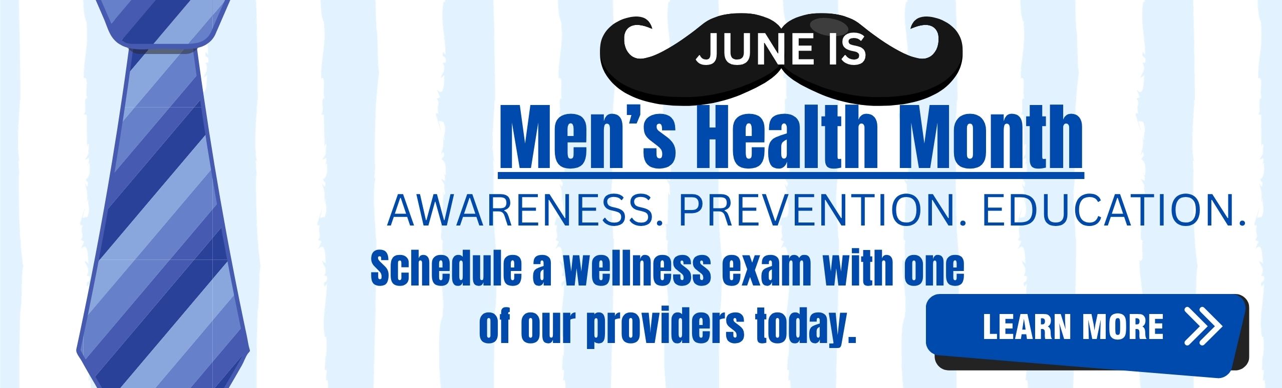 mens health month schedule a wellness exam