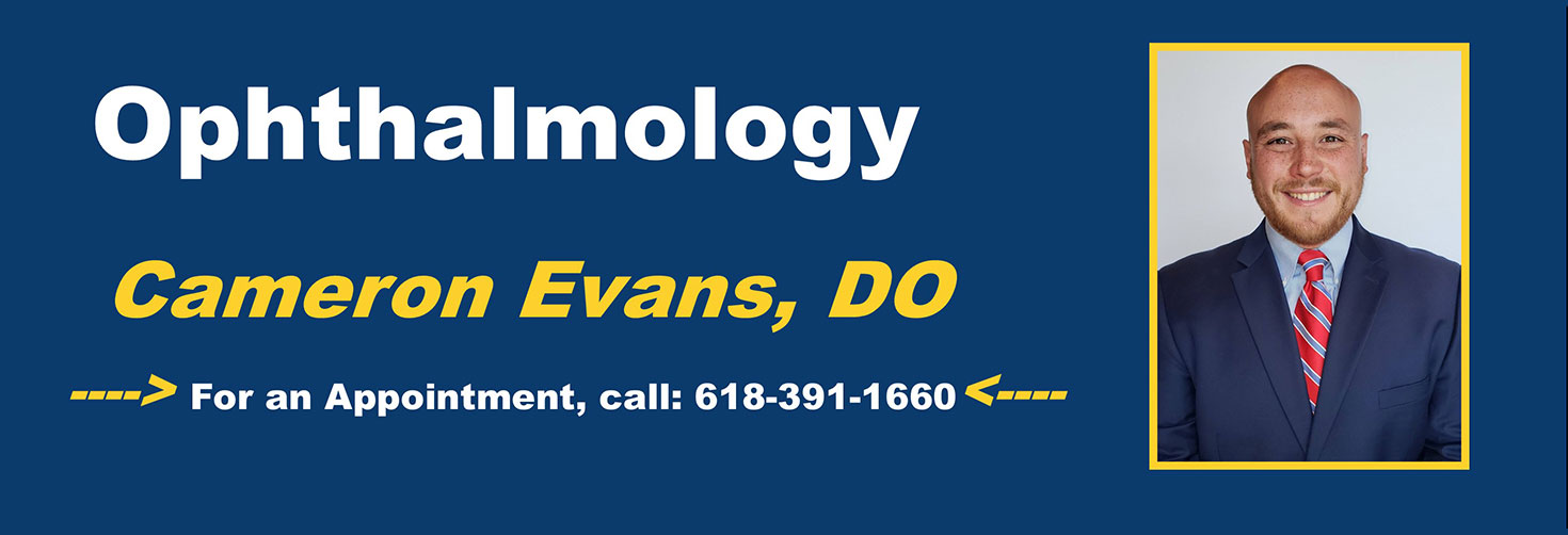 Cameron Evans, Ophthalmology