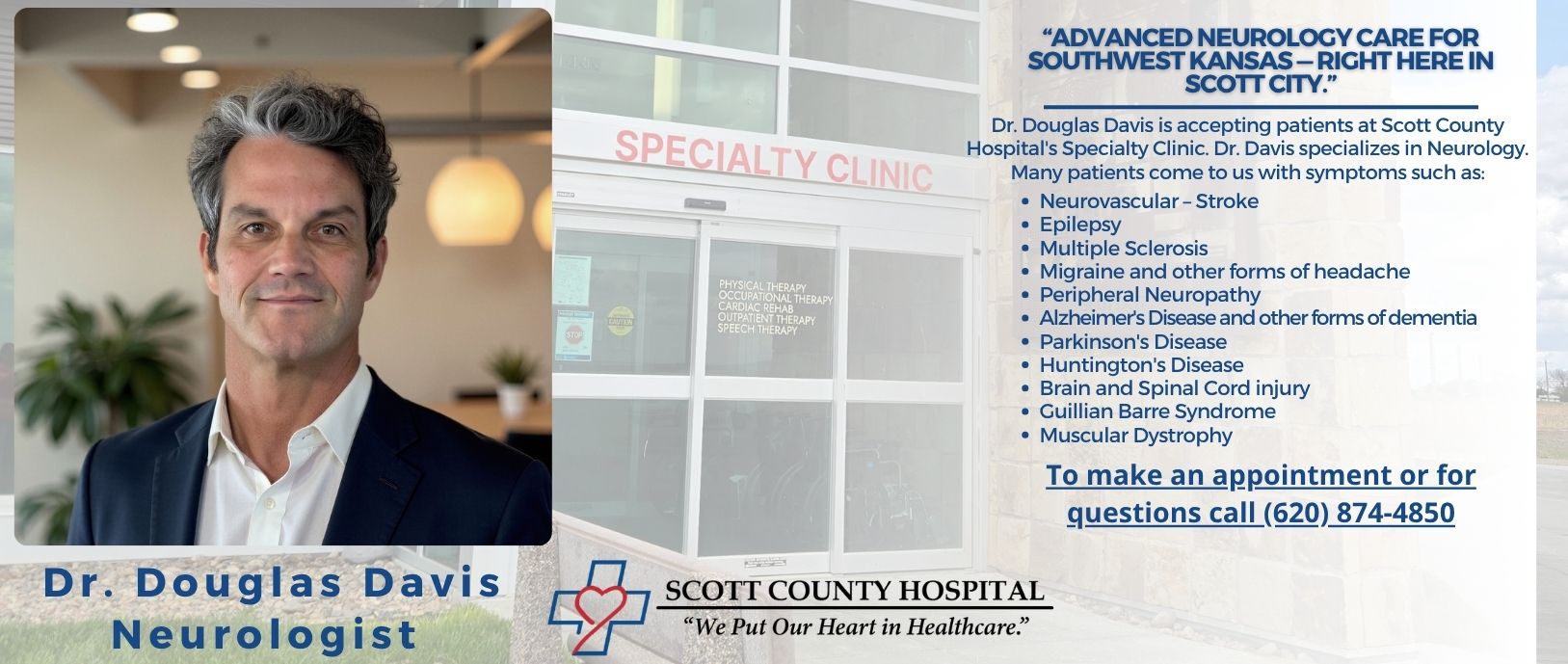 Dr. Douglas Davis, Neurologist at Specialty Clinic at Scott County Hospital