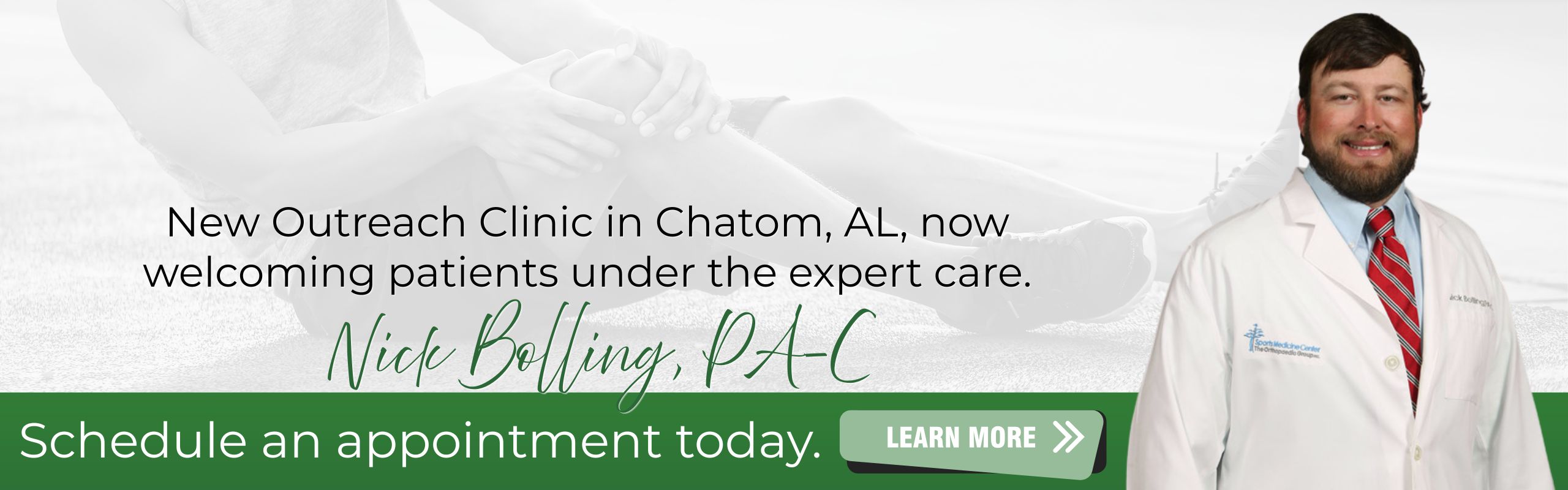 new outreach clinic Nick bolling PC-C learn more