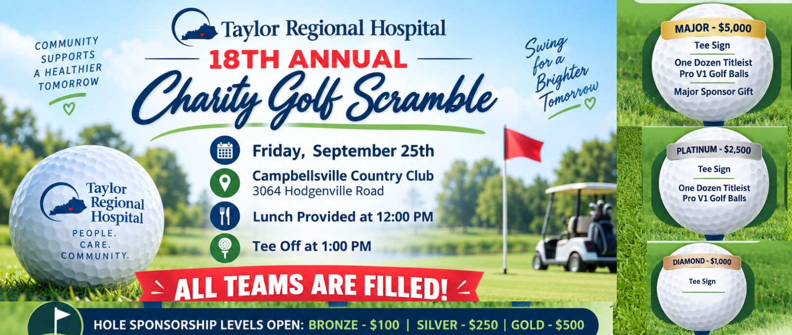 2026 Golf Scramble Friday September 25, 2026