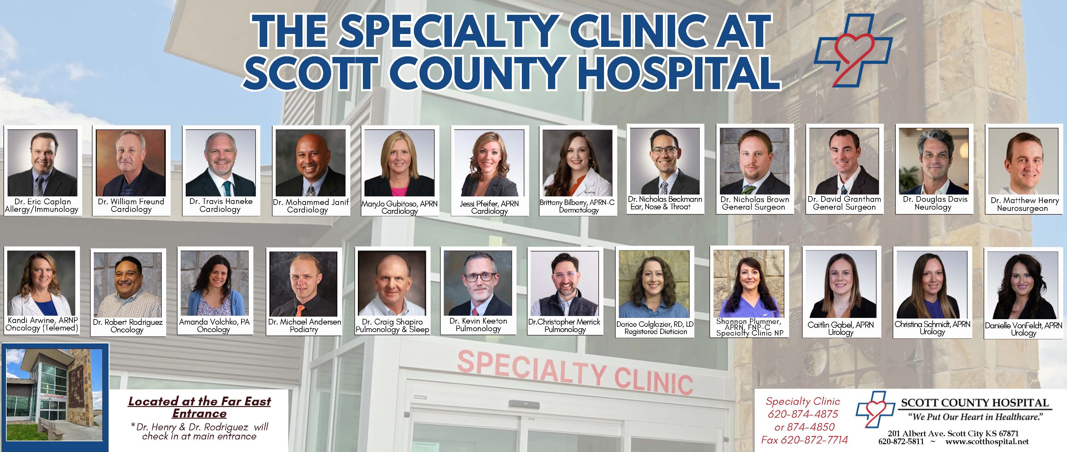 Poster of specialty provider profile pictures
