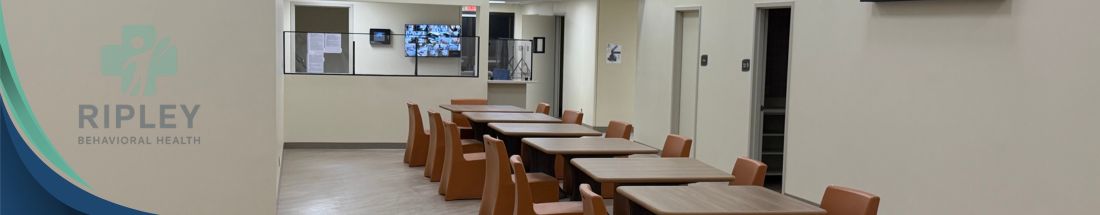 table and chairs in hospital