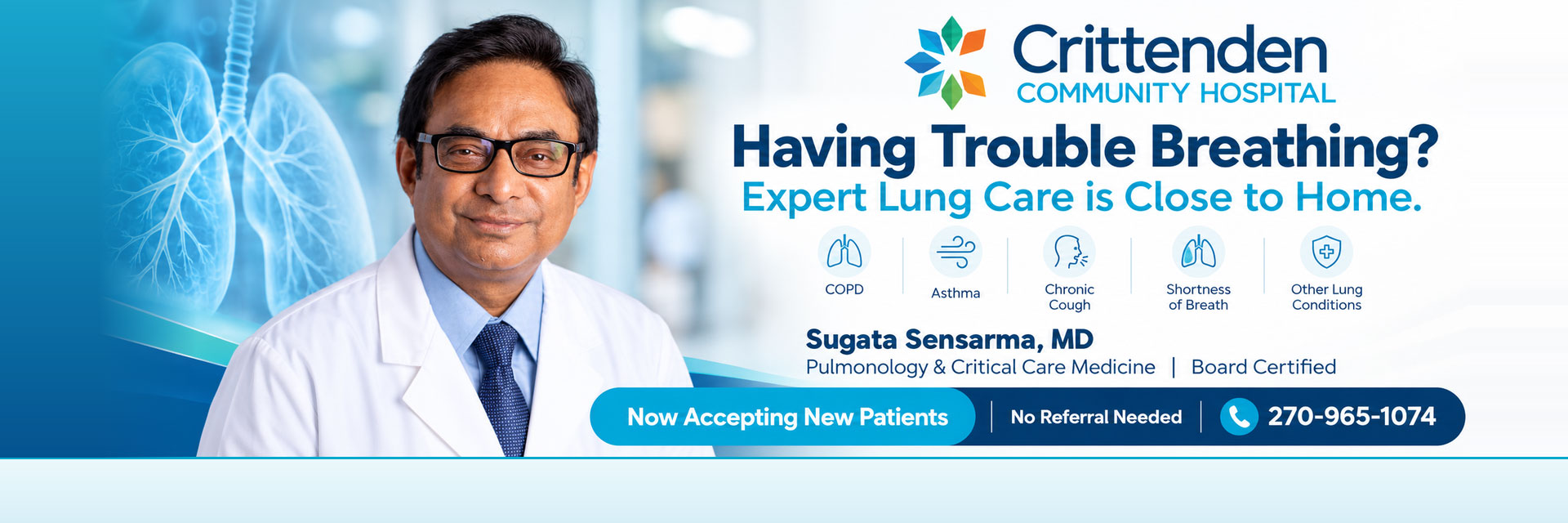 Dr. Sensarma, Pulmonologist