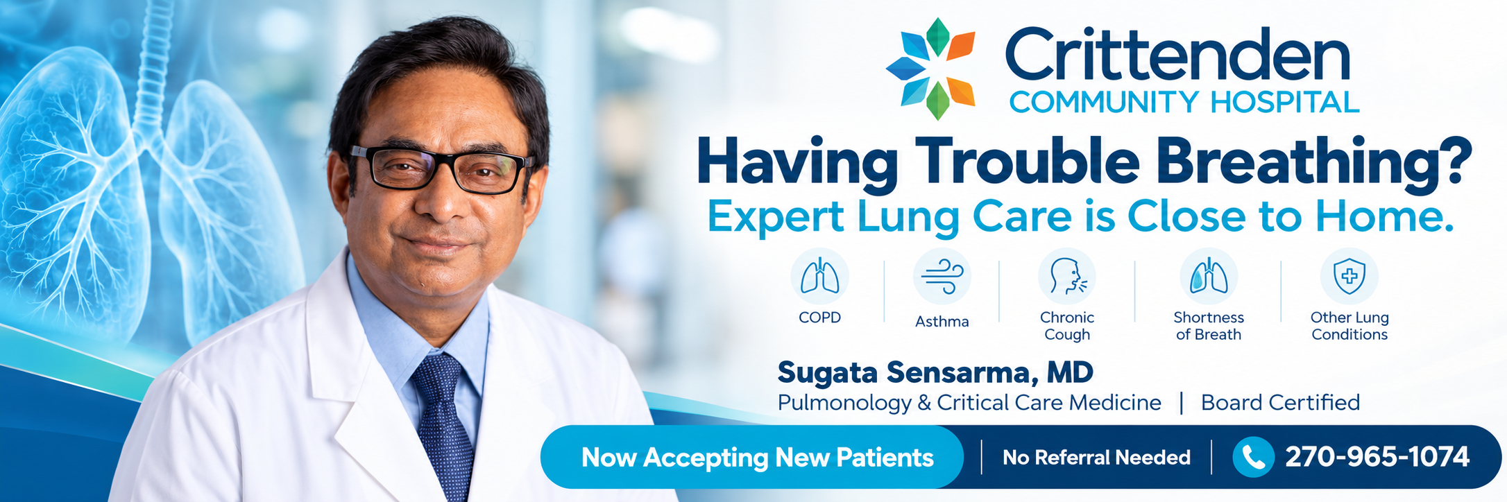 Dr. Sensarma, Pulmonologist