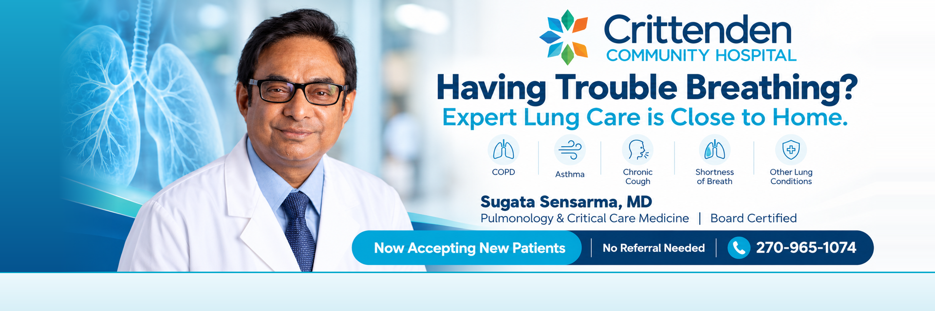Dr. Sensarma, Pulmonologist
