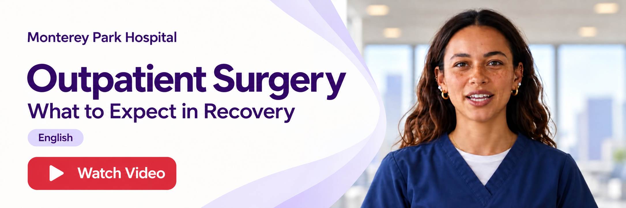Outpatient Surgery: What to Expect in Recovery (English). Watch the video on YouTube.