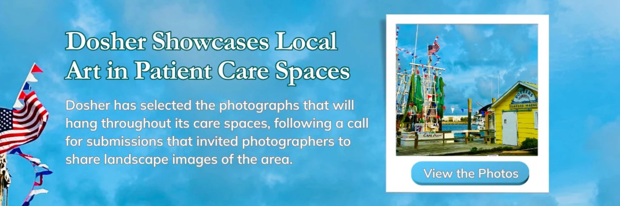 dosher displaying local art in patient care spaces